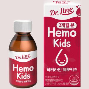 닥터라인 헤모키즈 맛있는 딸기맛 유아철분제 120ml