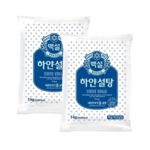 CJ제일제당 백설 하얀설탕 5kg 2개