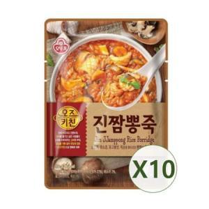 오뚜기 오즈키친 진짬뽕죽 450g x 10개 / 즉석죽