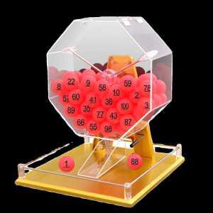 번호 입찰 로또추첨기 투명 수동 랜덤 기계 뽑기