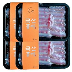 [백년수산] 국산 홍어 250g x 4팩 + [증정] 미니초장 4개+홍어뼈