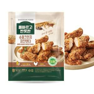 올바르고반듯한 슈퍼크런치 치킨텐더 440g3봉