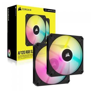 CORSAIR 정품 커세어 iCUE AF120 RGB SLIM 블랙 (2PACK) 시스템 쿨러