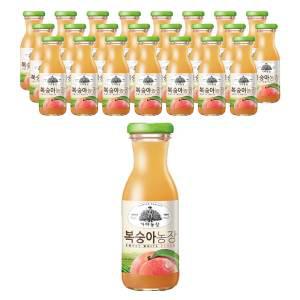 가야농장 복숭아농장병, 180ml, 24개