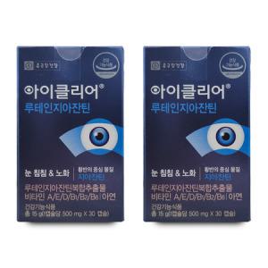 종근당 차인표 아이클리어 루테인지아잔틴 500mg X 30캡슐 2박스