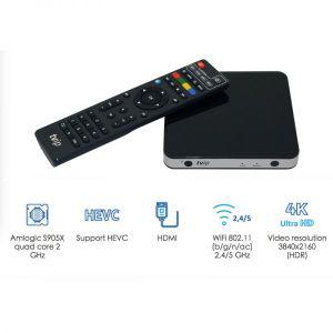 TV 셋톱 박스 스마트 수신기 OTT Linux  Android Box TVIP605 4K 2.4G/5G 듀얼 WiFi 쿼드 코어 Tvip Tvip6