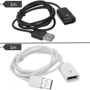 USB 20 A 수암 확장 데이터 확장기 아이폰 삼성 노트 4 S6 엣지 노트북용 추가 충전 케이블 100cm