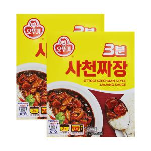 오뚜기 3분 사천짜장 200g 2개