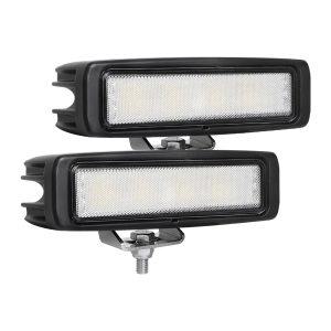 방수 LED 보트 조명, 화이트 LED 라이트 바, 3600LMS, 180 ° 투광 조명, 6.3 인치, 12/24 V