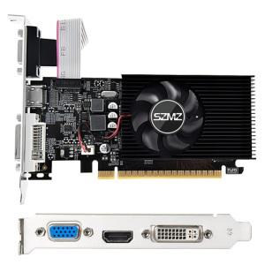 비디오 카드 PC 냉각 선풍기 포함 HDMI 호환 VGA DVI 포트 GT730 610 4 GB 2GB DDR3 128 64 비트