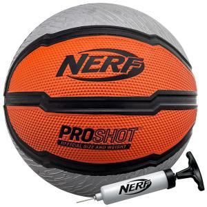 Nerf 실내 실외 농구 Proshot 사이즈 74.9cm(29.5인치) 공기 팽창 펌프 체육관 진입로 후프를 추가 그립 규