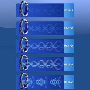 2024 케이스 포터블 휴대용 목 선풍기 USB 핸드헬드 음소거 LED 디지털 디스플레이 리프리스 미니 전기 분