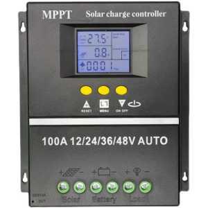 MPPT 태양광 충전 리모컨 컨트롤러 60A 80A 100A 12V