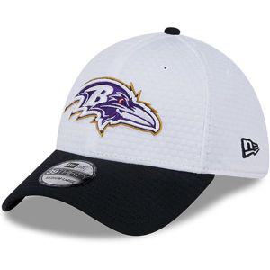 New Era 뉴에라 남성 화이트블루 디트로이트 라이온스 2024 NFL 트레이닝 캠프 3930 플렉스 모자