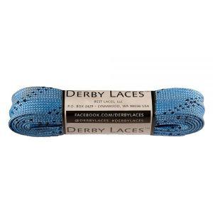 Derby Laces 스카이 블루 - 플랫 10mm 너비 부츠 스케이트 롤러 더비 하키 및 아이스 스케이트용183cm/72인