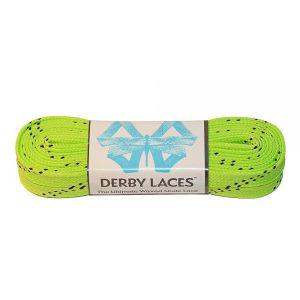 Derby Laces 라임 그린 243.8cm96인치 왁스 스케이트 레이스 롤러 더비 하키 및 아이스 부츠용 핫템 잇템