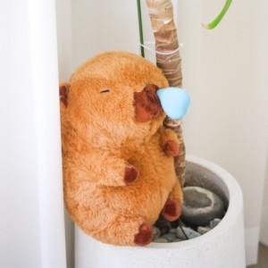 카피바라 콧물 인형 중형 30cm Capybara 동물 봉제 귀여운 모찌 쿠션 웃긴 선물 캐피바라 인테리어 소품