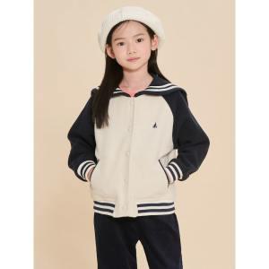 [BEANPOLE KIDS]플리스 여아 칼라 야구 점퍼  네이비(BI4841G04R) (BI4841G04R)