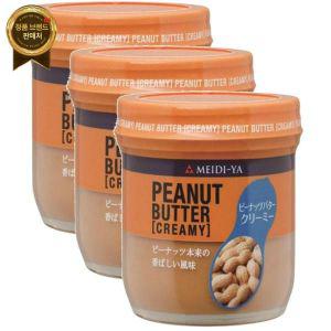 Meidi-Ya Peanut Butter 메이지야 피넛 버터 크리미 땅콩 잼 450g 3팩