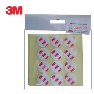 3M 4421 다용도 양면테이프 원형 25mm 96개입