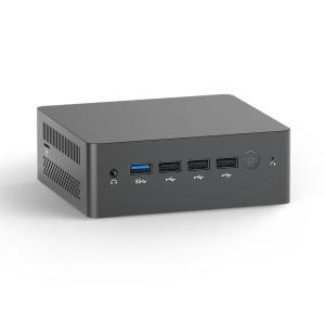 NUC 12 세대 프로세서 N100 미니 PC, 8GB RAM, M.2 NVME, SSD 포트, HDMI + DP 듀얼 디스플레이, 데스크탑