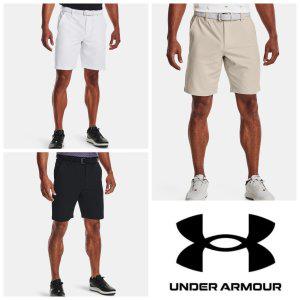 언더아머 UNDERARMOUR 골프 반바지 1364409 3종택1[검정,흰색,베이지] 남성 UA 드라이브 쇼츠 498168