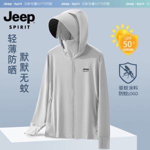 JEEP SPIRIT(지프스피릿) 커플 아웃도어 스킨 바람막이 루즈핏 코트 남녀복 패션 래쉬가드 트렌치코트