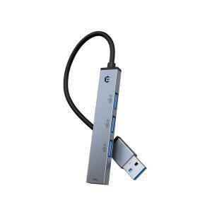 USB C HUB OBERSTER 3.0 허브 어댑터 울트라 슬림 휴대용 데이터 3.0이 있는 4 in 1 윈도우 맥 OS 리눅스