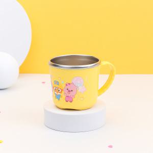 릴팡 뽀로로 논슬립 뚜껑스텐컵(대)255ml(피크닉) / PR8716