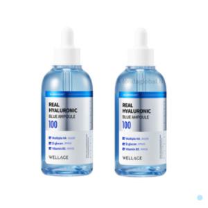 웰라쥬 리얼 히알루로닉 블루 100 앰플 수분 100ml 2개