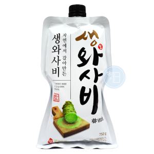 주비푸드 자연에서 갈아만든 생와사비 750g-대용량 /냉장