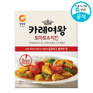 청정원 카레여왕 토마토치킨 160g