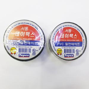 서통 전기테이프 흑색 10개 전기 절연 비닐테이프