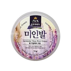 NEW 알로에베라 미인발 발각질케어크림 70g 1개/각질제거제/발보습크림/명품고운발