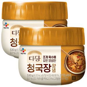 CJ 다담 청국장양념 530g x 2개 / 요리양념 간편조리