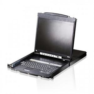 ATEN CL5808N 19인치 8포트 듀얼 레일 LCD KVM 스위치