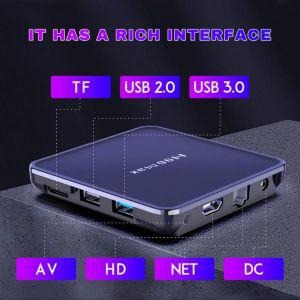 TV 셋톱 박스 스마트 수신기 OTT H96 MAX V12 RK3318 안드로이드 12 4G 64GB 32G 4K 듀얼 와이파이 BT 미디