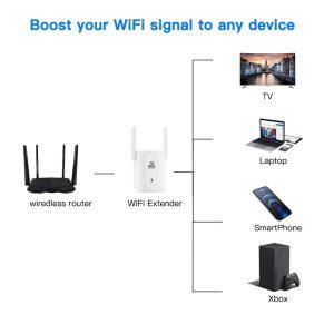 샤오미 와이파이 증폭기 확장기  300Mbps WiFi 리피터 2.4Ghz 라우터 무선 부스터 장거리 네트워크 익스텐