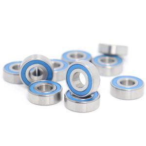 MR83RS 베어링 ABEC-3 10PCS 3x8x3mm 소형 MR83-2RS RU 볼 Axial SCX10 II 용 파란색 밀봉