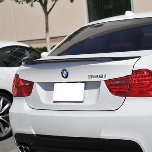 BMW 3시리즈 E90 리얼카본 도색용 선택 리어 트렁크 스포일러 차