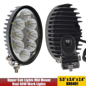 트랙터 LED 작업 조명, EMC 12V 24V LED 플러드 스폿 빔 LED 농업 헤드라이트, JCB 케이스 IH + x1Pc, 40W