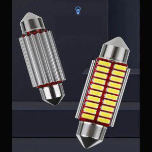 자동차 LED 지붕 조명, CNABUS 이중 뾰족한 4014, 디코딩 독서등 번호판 조명, 31mm, 36mm, 39mm, 41mm, 10