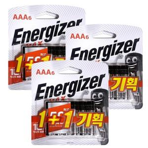 Energizer 에너자이저 알카라인건전지 AAA 6+6 (총12개) x3개_MC