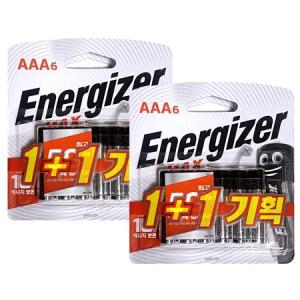 Energizer 에너자이저 알카라인건전지 AAA 6+6 (총12개) x2개_MC