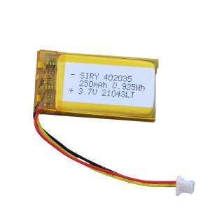 DVR 042035 3.7V 402035 리튬 폴리머 LiPo 배터리, 3Pin JST, 핸드헬드 GPS Mp3 블루투스 Xiaomi Yi 스마트