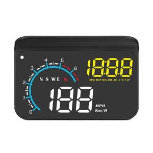 M12 GPS HUD 자동차 OBD2 헤드업 디스플레이 렌즈 후드 포함 앞유리 프로젝터 전자 전압 경보 시스템