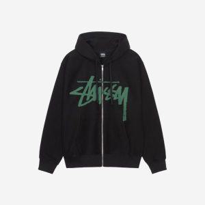 [스투시]{국내배송} 스투시 비너스 후드 집업 블랙 Stussy Venus Zip Hoodie Black 1974946