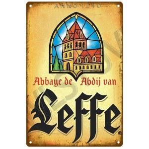 Leffe 와인 주석 사인 장식 메탈로 라타 피투라 바 차고 벽 위스키 벨리오 맥주 플레이트 초라한 플레이트 포스터 1PC