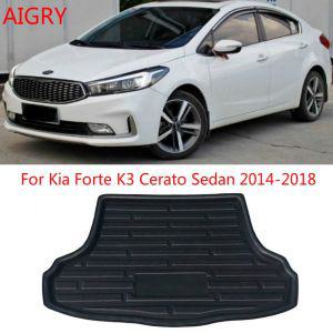 기아 포르테 K3 Cerato Sedan 2014 2015 2016 2017 2018 뒷 트렁크 매트 카고 트레이 부츠 라이너 카펫 프