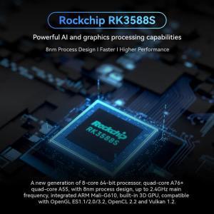 오렌지 파이 5 프로 개발 보드, 8GB 램, 64 eMMC 모듈, RK3588S LPDDR5 5.0-BT5, M2.0 지지대 SSD